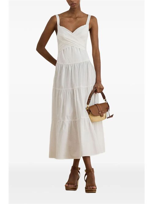 Abito in cotone LAUREN RALPH LAUREN | 200P13460001WH